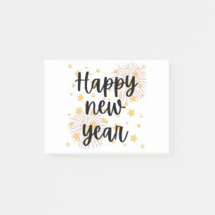 Happy New Year Post-it Notes