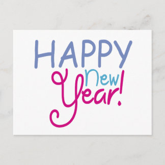 Happy New Year Postcard