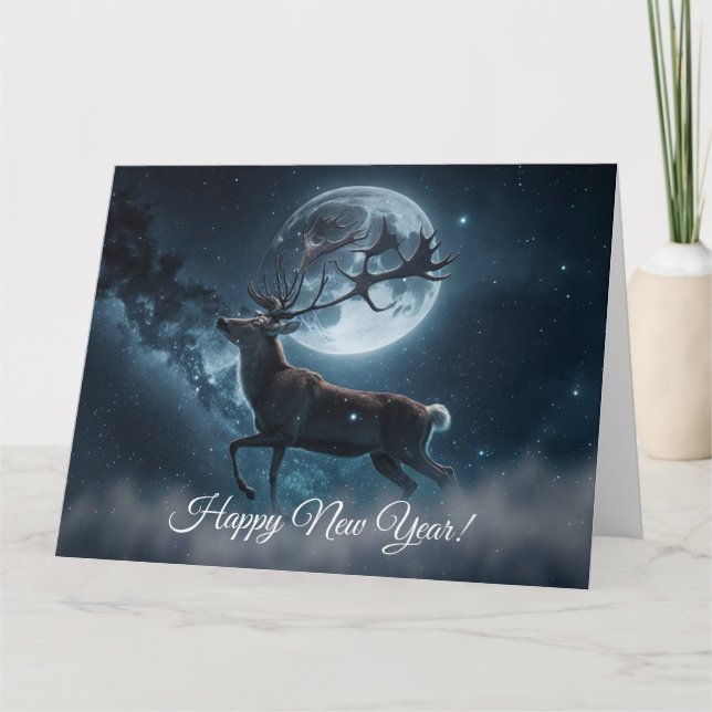 Happy New Year postcard (Front)