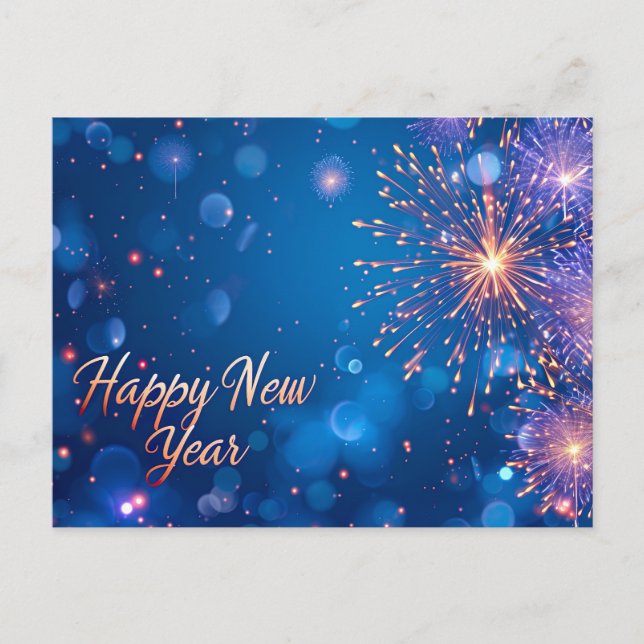 Happy New Year Postcard (Front)