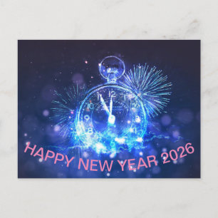 Happy New Year postcard gift 2026