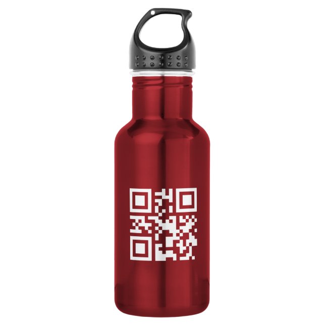 Happy New Year! -- QR Code 532 Ml Water Bottle (Front)