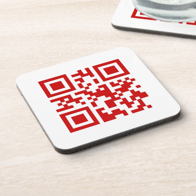 Happy New Year! -- QR Code Coaster (Left Side)