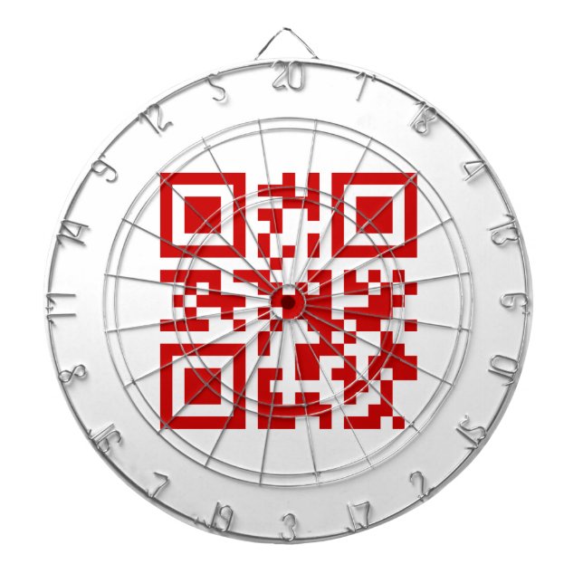 Happy New Year! -- QR Code Dartboard (Front)