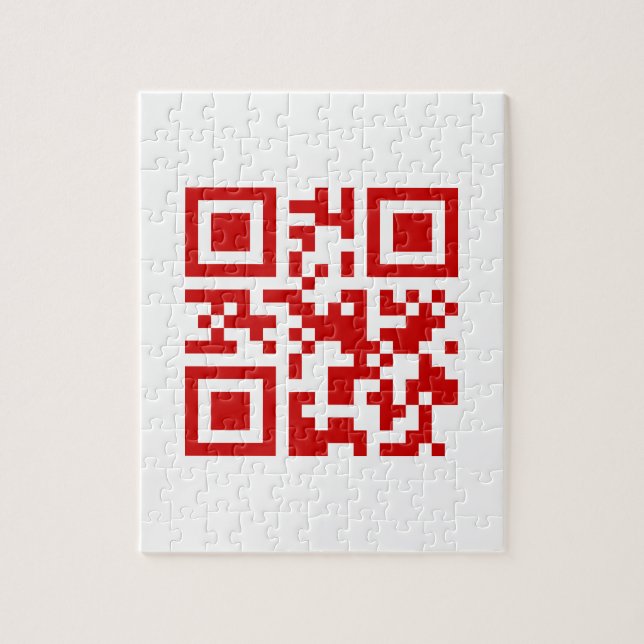 Happy New Year! -- QR Code Jigsaw Puzzle (Vertical)