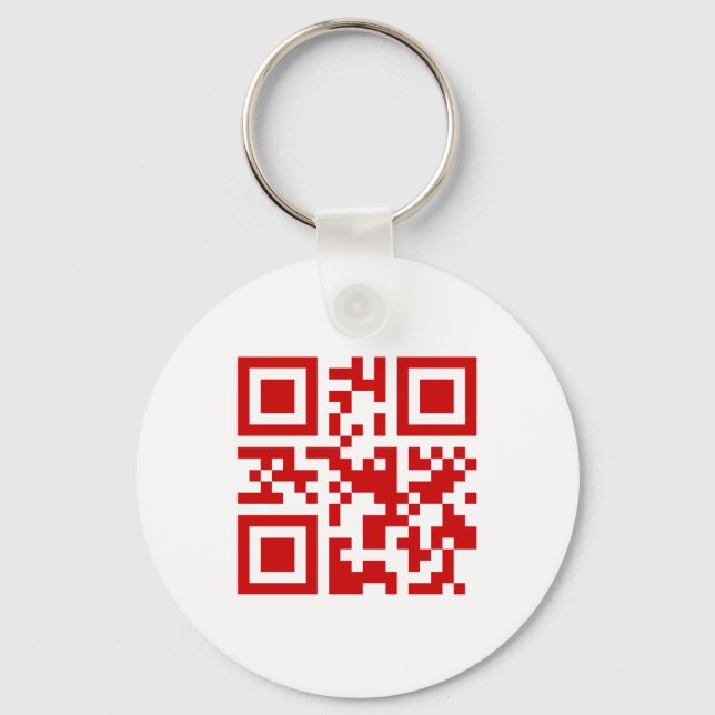 Happy New Year! -- QR Code Key Ring (Front)