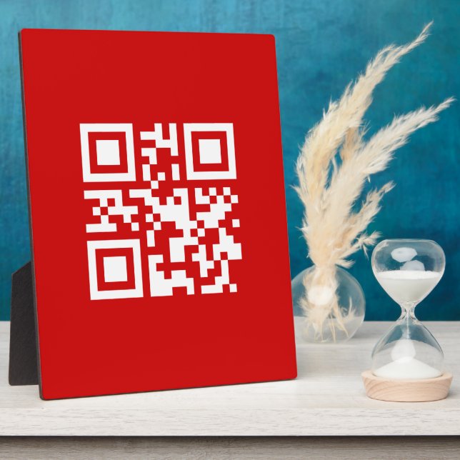 Happy New Year! -- QR Code Plaque (Side)