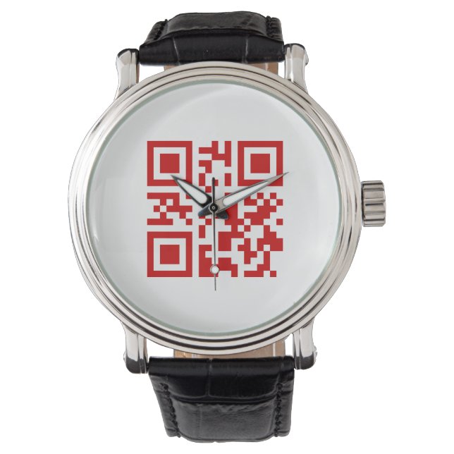 Happy New Year! -- QR Code Watch (Front)