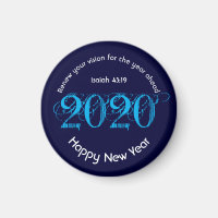 Happy New Year RENEW VISION 2020 Stylish BLUE