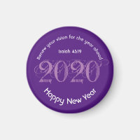 Happy New Year RENEW VISION 2020 Stylish Purple