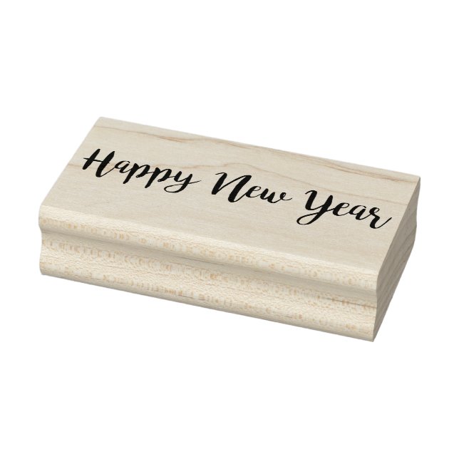Happy New Year Rubber Stamp (Stamp)