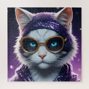 Happy New Year’s party - Cat in Disguise Jigsaw Puzzle