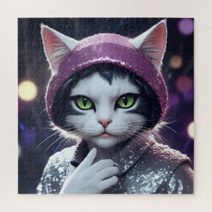 Happy New Year’s party - Cat in Disguise  Jigsaw Puzzle