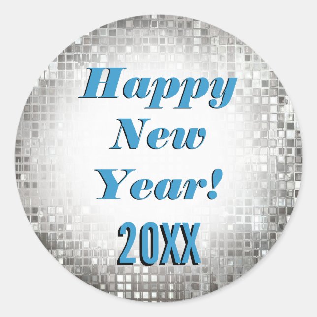 Happy New Year! Sparkling Cool Stickers (Front)
