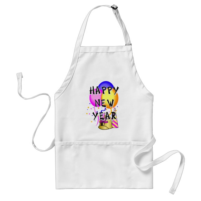 Happy New Year Standard Apron (Front)