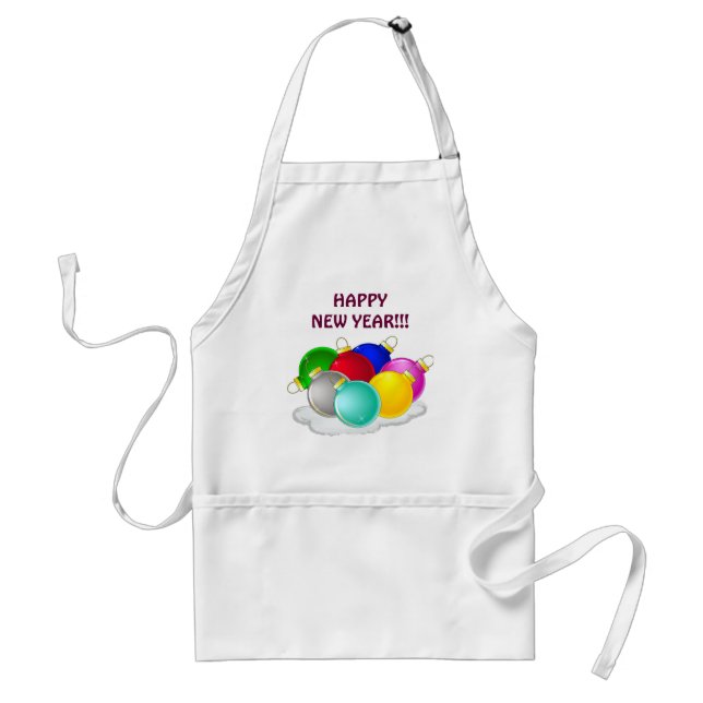 Happy new year!!! standard apron (Front)
