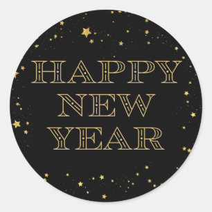 Happy New Year Sticker - New Year's Eve Party