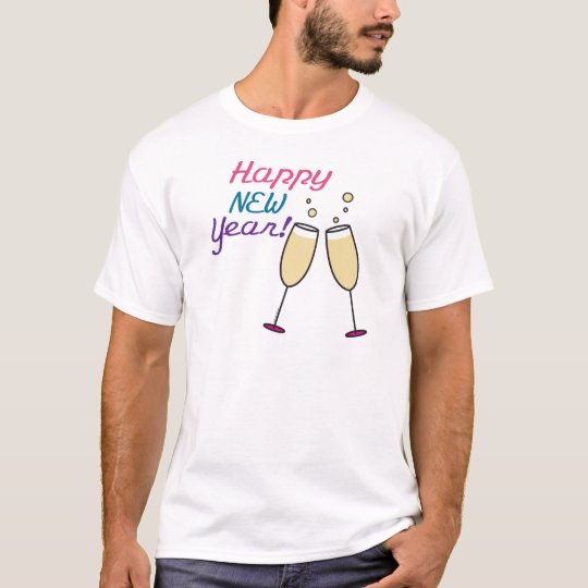 Happy New Year T-Shirt | Zazzle.co.uk