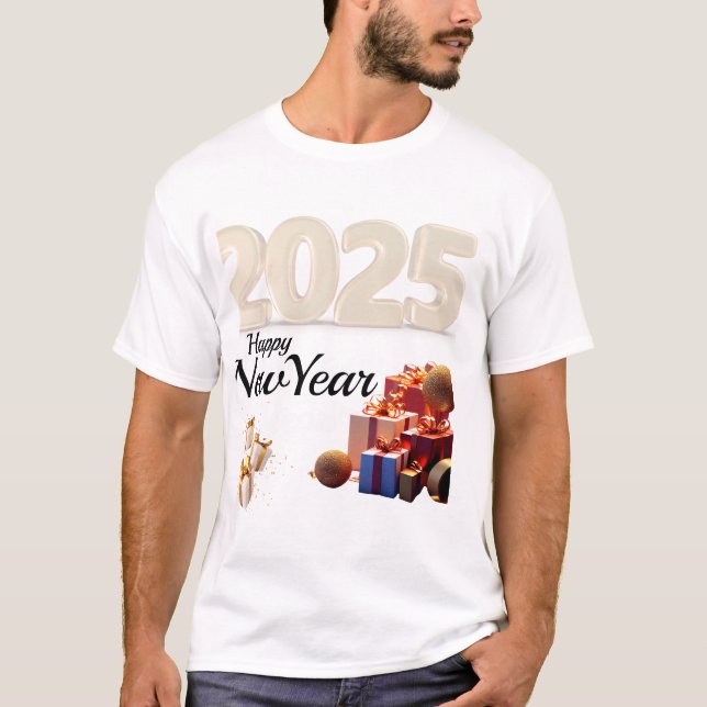 Happy New Year  T-Shirt (Front)