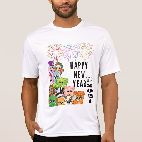 Happy new year shirt new years shirt new years party happy Happy new year T-Shirt | Zazzle.co.uk