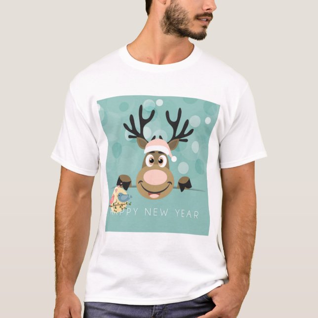 Happy New year  T-Shirt (Front)