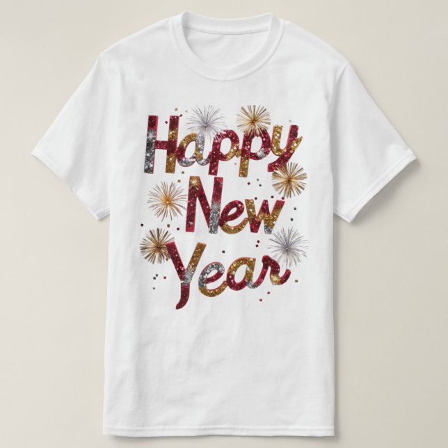 Happy new year t-shirt  (Design Front)