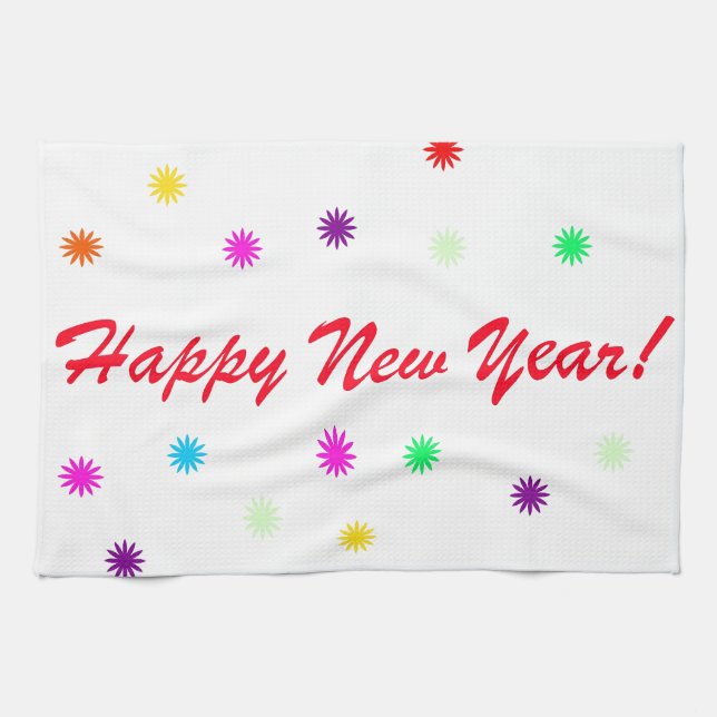 Happy New Year Tea Towel (Horizontal)