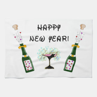 Happy New Year Tea Towel