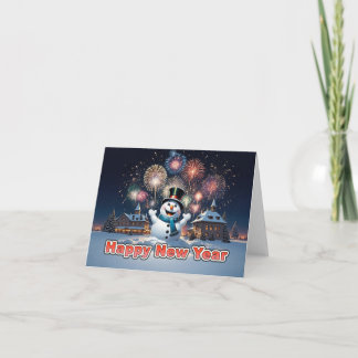 Happy New Year Thank You Card