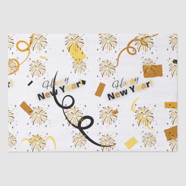 Happy New Year Tissue Paper (Front)