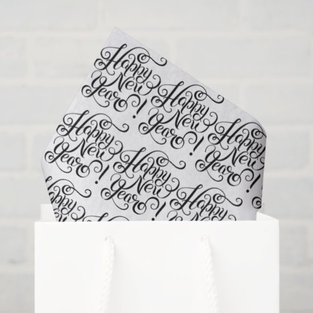 Happy  New Year  Tissue Paper (Gift Bag)
