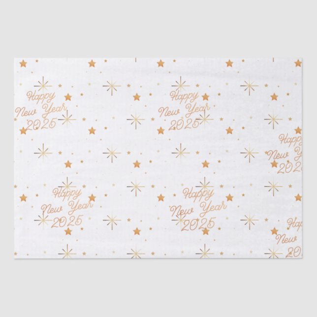 Happy New Year Tissue Paper (Front)