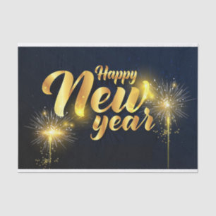 Happy New Year Tissue Paper