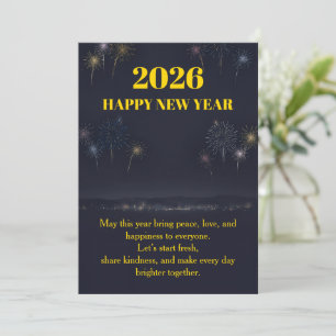 Happy New Year to All Holiday Card