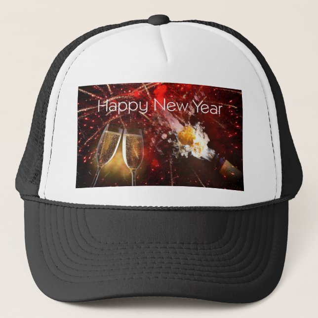 Happy-New-Year- Trucker Hat (Front)
