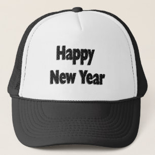 happy new year trucker hat