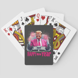Happy New Year Trump Inauguration Day 2025 Playing Cards