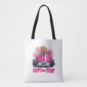 Happy New Year Trump Inauguration Day 2025 Tote Bag