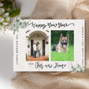 Happy New Year We'v Moved Moving Announcement