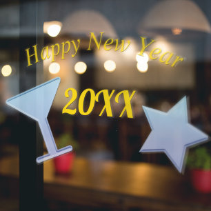 Happy New Year Window Cling