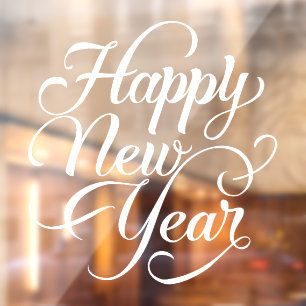 Happy New Year  Window Cling
