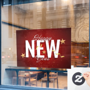 Happy New Year Window Cling