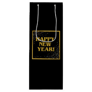 Happy New Year Wine Gift Bag