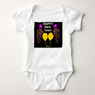 Happy New Year Wishes Baby Jersey Bodysuit