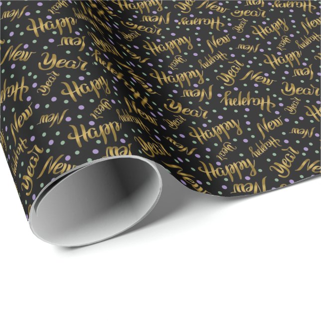 Happy New Year Wrapping Paper (Roll Corner)