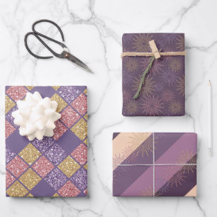 Happy New Year Wrapping Paper Sheet