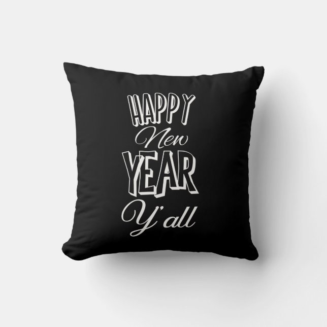 Happy New Year Y'all Cushion (Front)