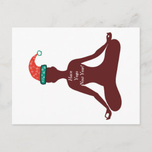 Happy New Year Yoga Photo Card