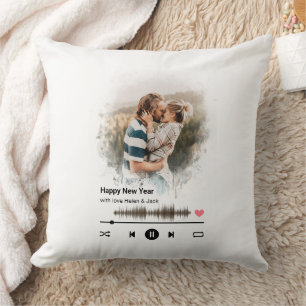 Happy New Year Your Favourite Song Cushion