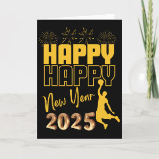 Happy New Year's 2025 Sketll Lover For Women And M Card